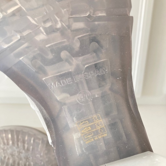 Free People James Chelsea Gray Leather Heeled Boots Sz 41 - Picture 10 of 10